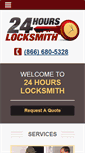 Mobile Screenshot of 24hours-locksmiths.com